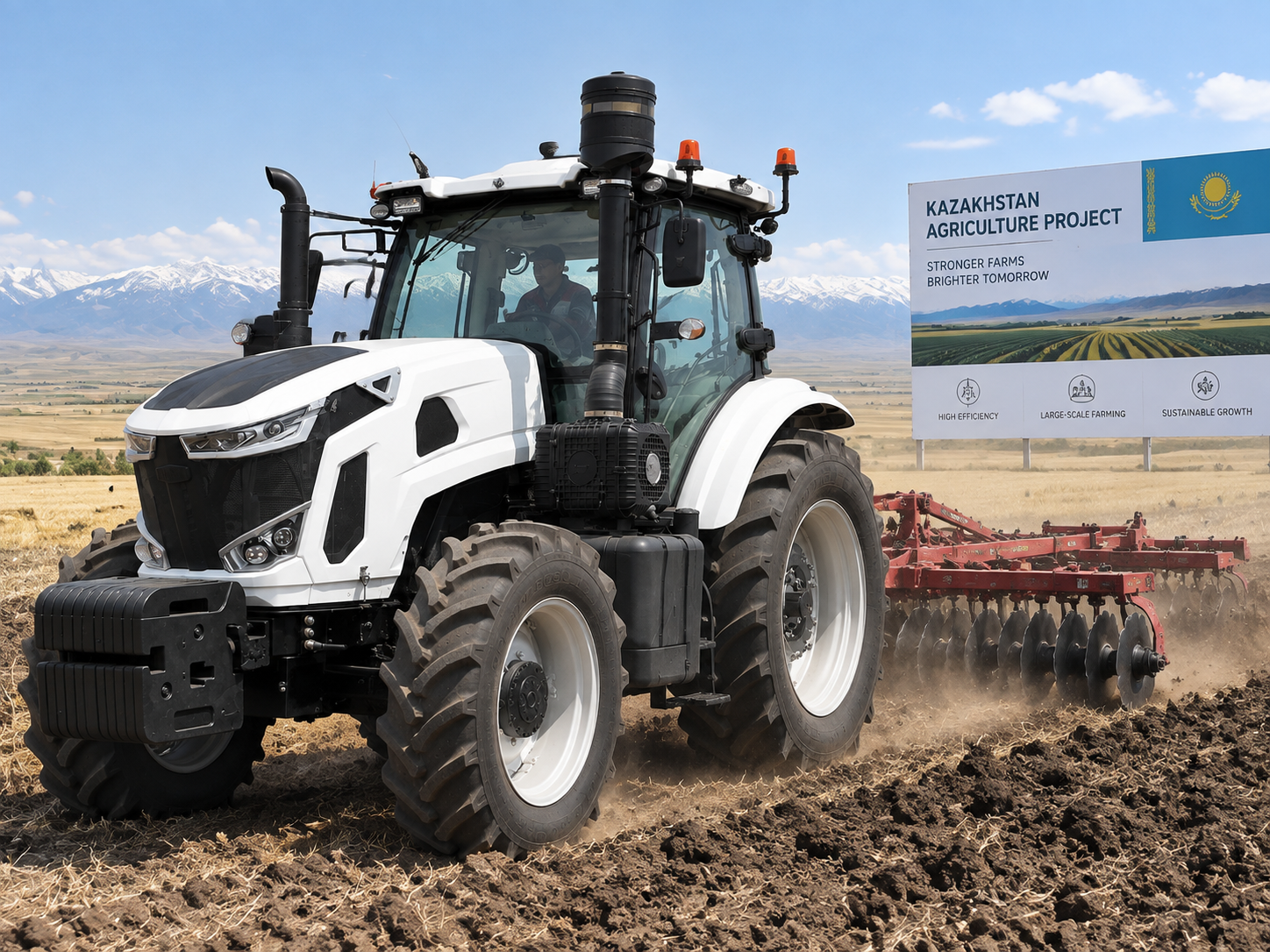 High-HP 4WD for Large-Field Commercial Work