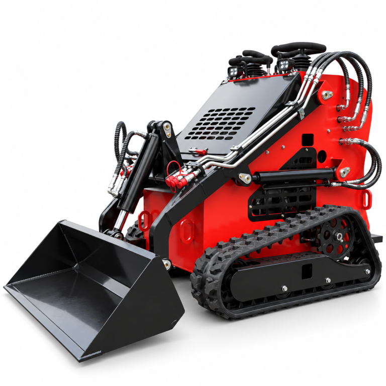 JB-380 Triangle Track Skid Steer Loader(Steel wire hydraulic hose）